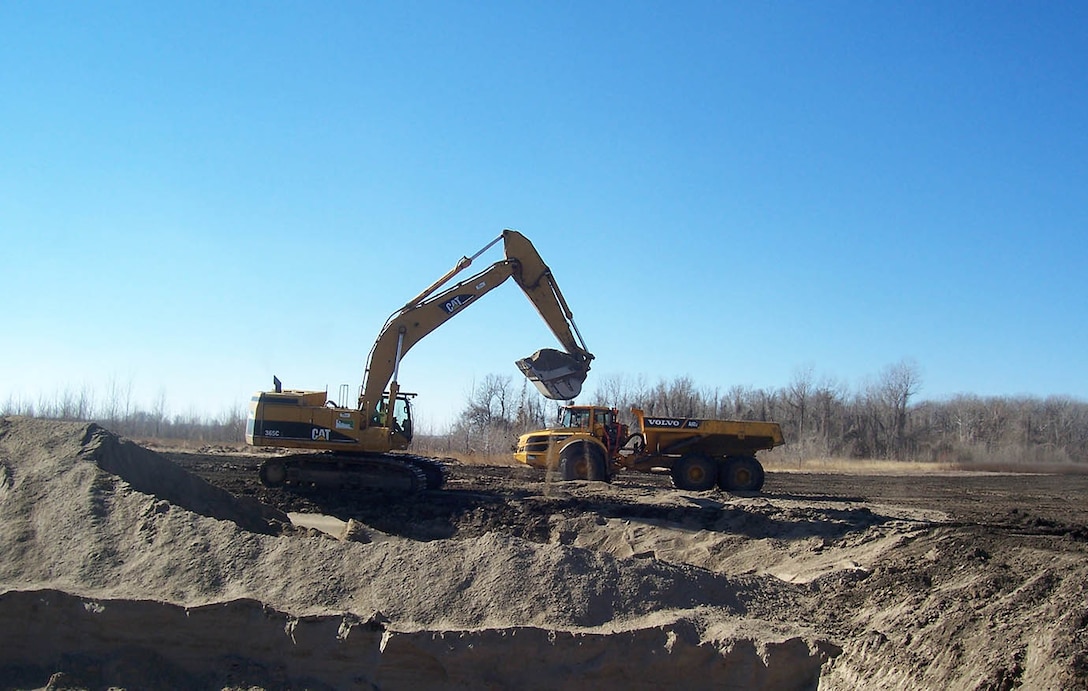 Work is underway at MRRP's Cranberry Bend project site. 