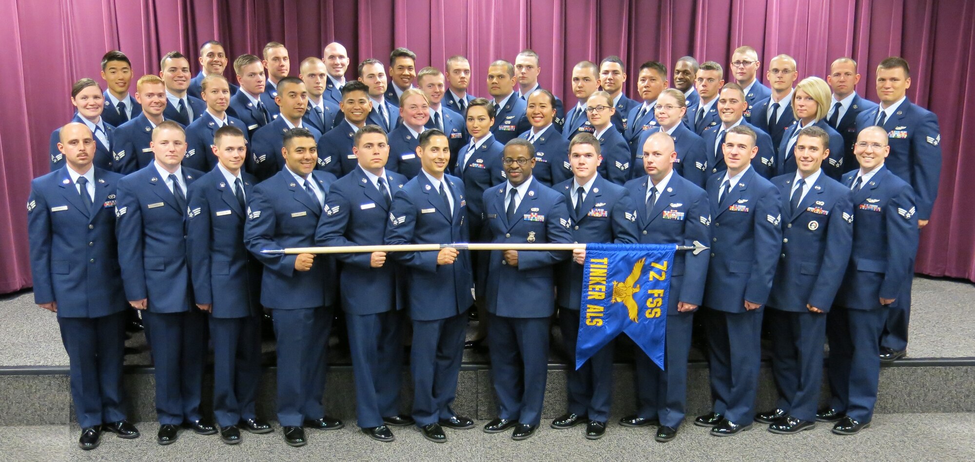 Airman Leadership School Class 15-D (Air Force photo/Released)