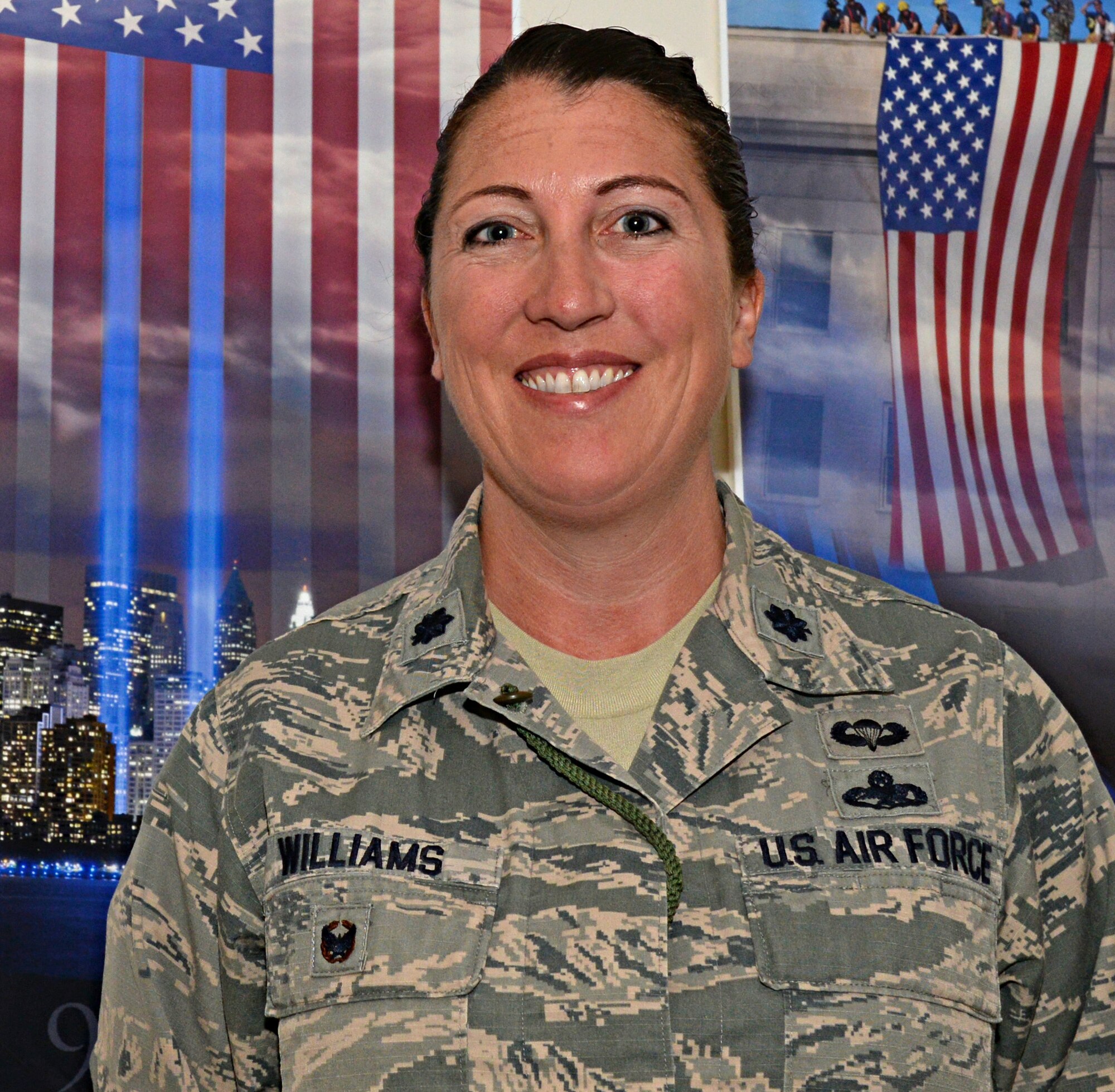Lt. Col. Sarah Williams, 9th Maintenance Group deputy commander, poses for a photo May 11, 2015, at Beale Air Force Base, Calif. (U.S. Air Force photo by Airman 1st Class Ramon A. Adelan/Released)