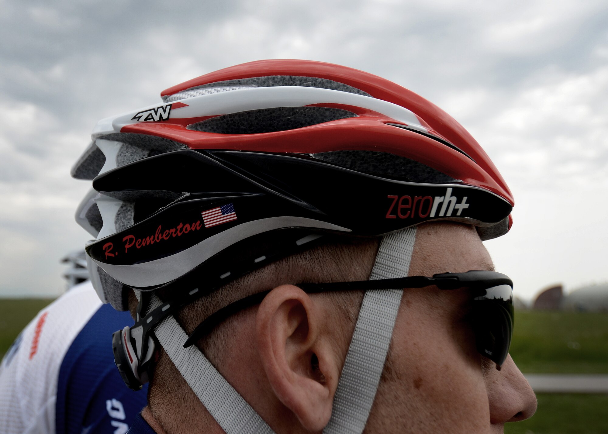 U.S. Air Force Tech. Sgt. Robert Pemberton, 31st Munitions Squadron armament support NCO in charge, prepares for a ride, May 19, 2015, at Aviano Air Base, Italy. Cycling is one of the many exercises in which Team Aviano can participate to attain a healthier lifestyle. (U.S. Air Force photo by Staff Sgt. Evelyn Chavez/Released)
