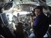 A Time Warner Cable news team interviews 916th Air Refueling Wing pilots over the North Carolina coast during a refueling mission, May 14, 2015. Local, state and national media flew aboard the KC-135R Stratotanker to see Team Seymour in action and promote the 2015 Wings Over Wayne Airshow. (USAF photo by Master Sgt. Wendy Lopedote, 916ARW/PA)