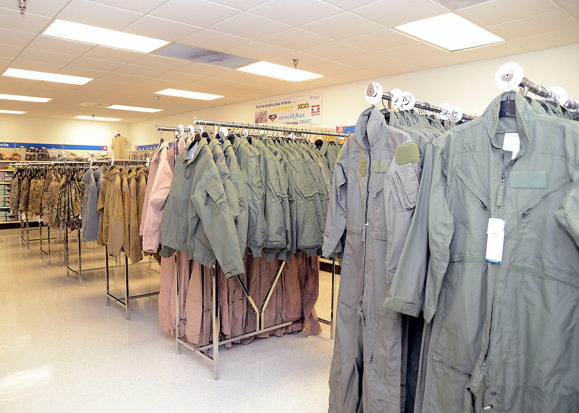 Edwards AFB's Base Supply Center has hundreds of office products and uniforms to support the Team Edwards workforce.  (U.S. Air Force photo by Kenji Thuloweit) 