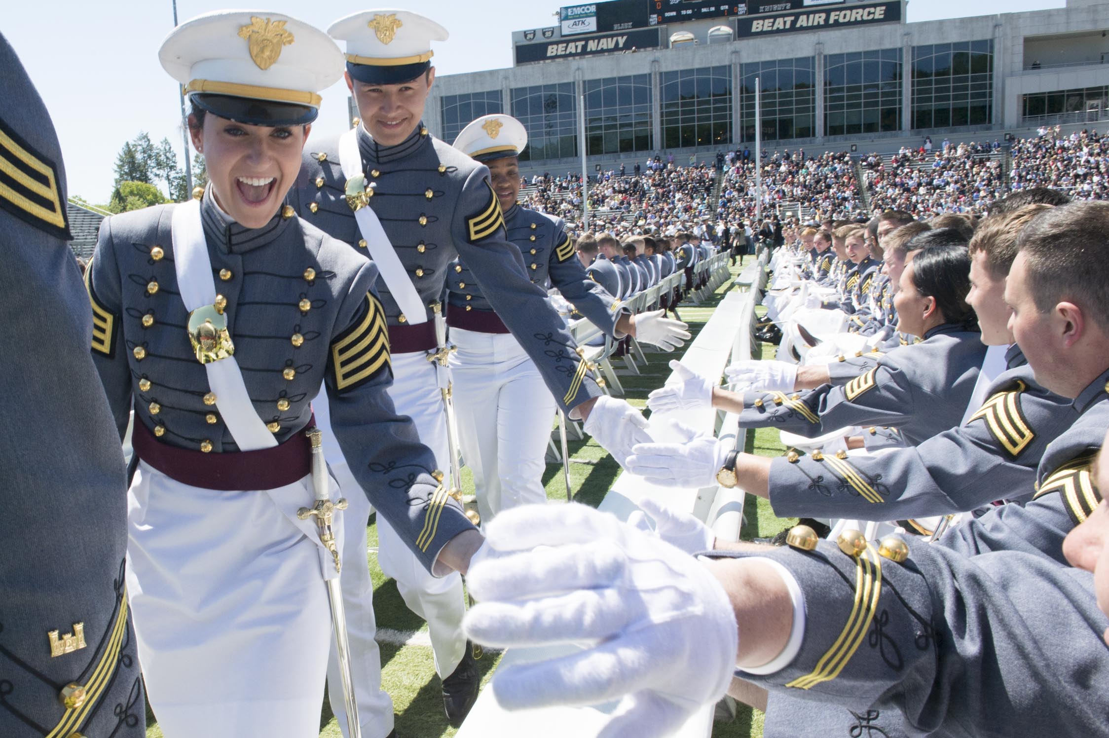 Graduates Of The U S Military Academy S Class Of Congratulate