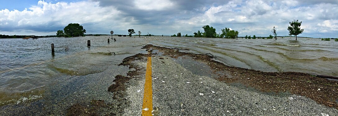 This a boat ramp in Westlake Park at Lewisville Lake. The entire parking lot is under water due to the high water levels. The boat ramp is approximately 200 yards away. Shore lines have changed and safety must be everyone’s priority when near or on the water.