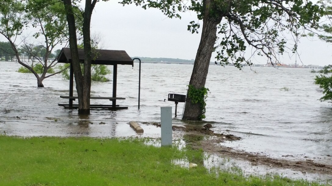 Many local parks are experiencing flooding during the recent rains.  The shorelines at many lakes have changed so the Corps advises boaters to use extreme caution when navigating the waters.