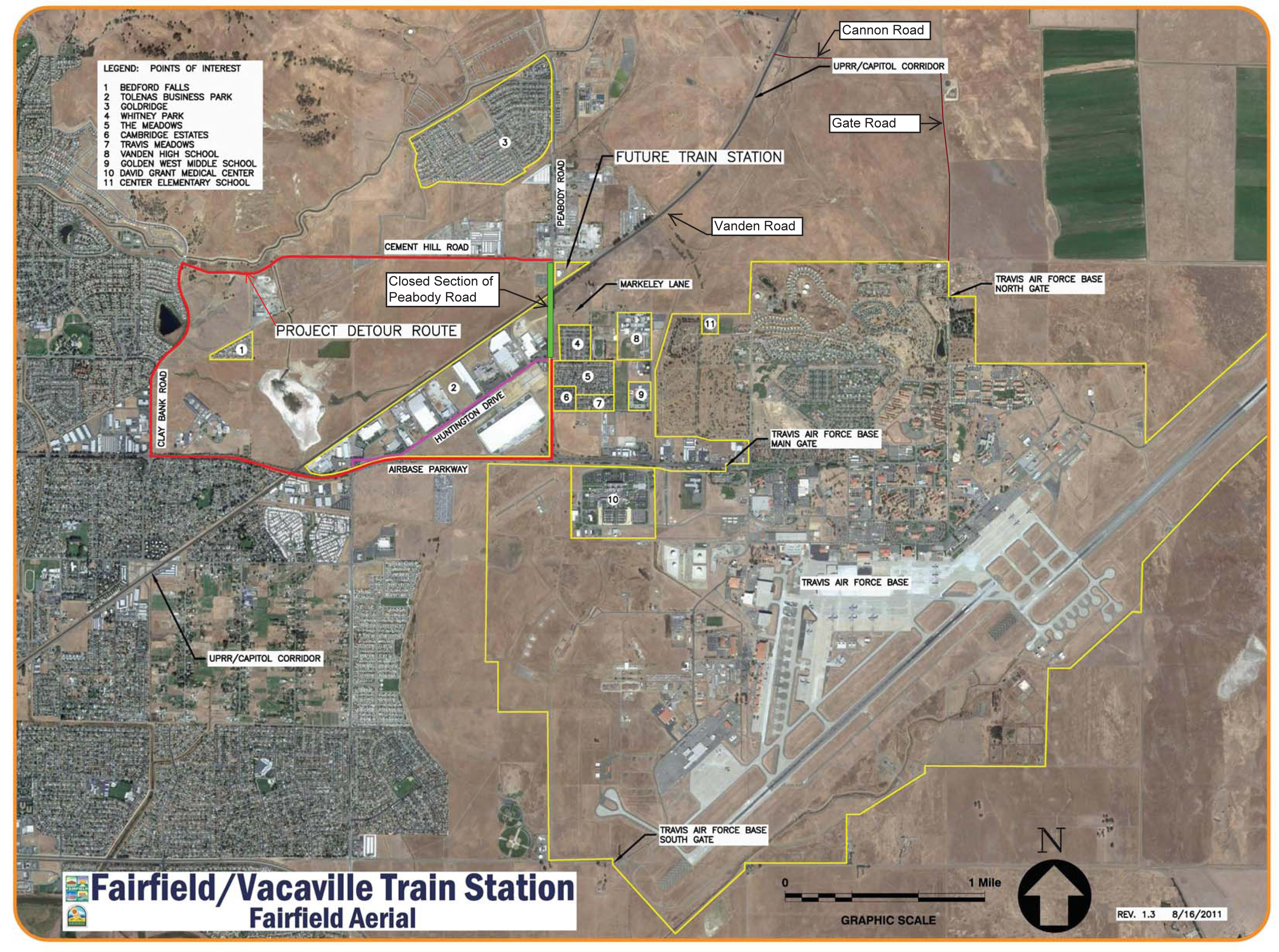 Peabody Road closure scheduled for June 12 > Travis Air Force Base > News