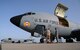 U.S. Air Force Airmen from RAF Mildenhall prepare a KC-135 Stratotanker for a refueling mission May 12, 2015, at Moron Air Base, Spain. Airmen from the 100th Air Refueling Wing began deployment rotations in Jan 2013 to Moron in support of French combat operations in Mali. (U.S. Air Force photo by Senior Airman Christine Halan/Released)