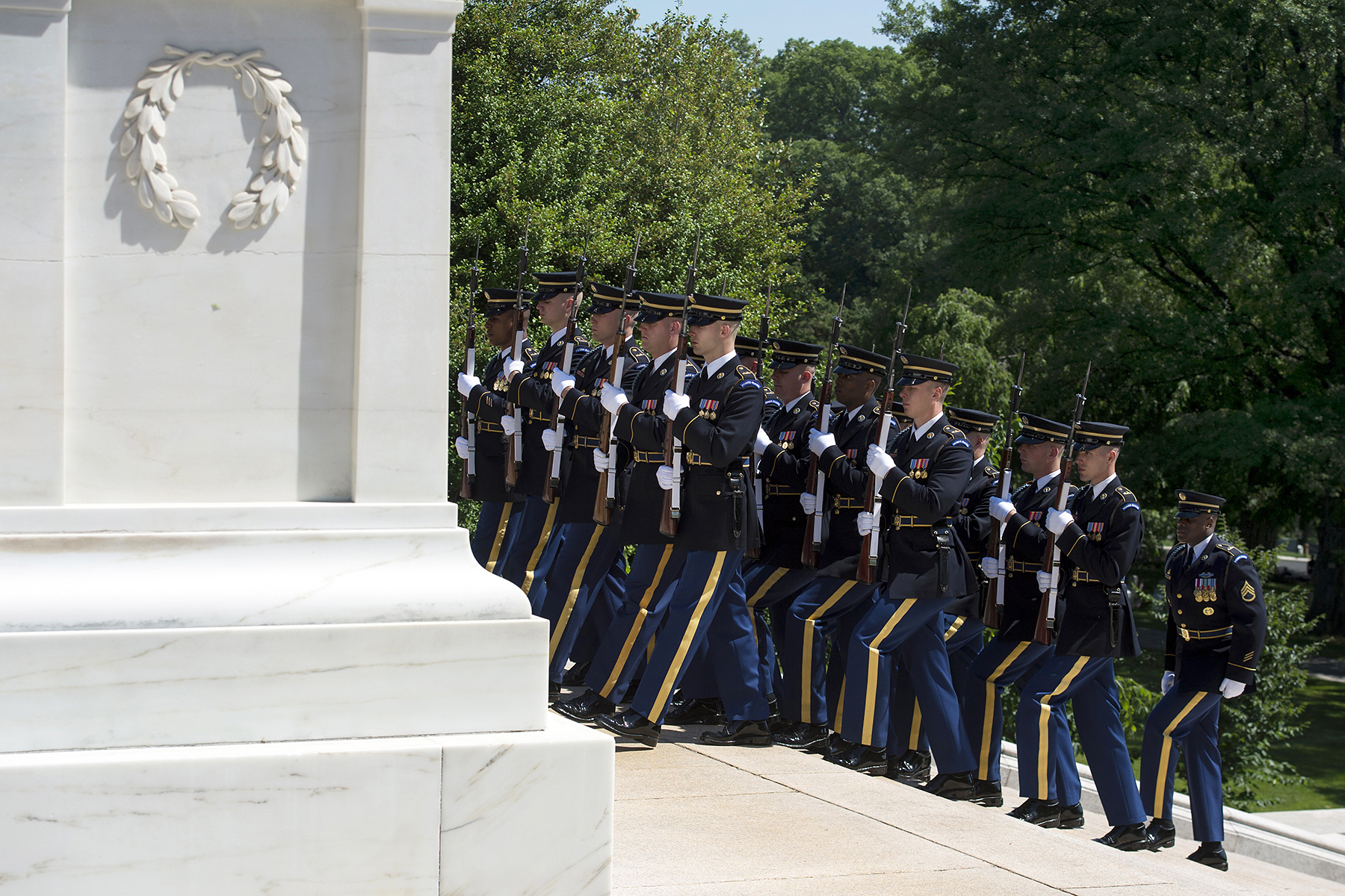 The army honor guard 3rd u s infantry regiment known as the old