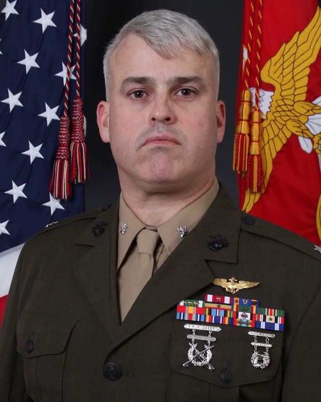 Lt. Col. Benjamin K. Hutchins assumed command of Marine Attack Squadron 223 from Lt. Col. Roger T. McDuffie during a change of command ceremony at Marine Corps Air Station Cherry Point, North Carolina, May 21, 2015. Hutchins previously served as the executive officer with VMA-223 since arriving at the squadron in October 2014.