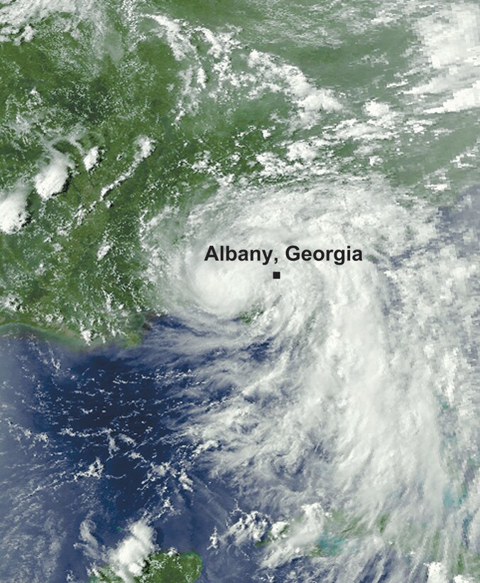 Officials warn against complacency during hurricane season, which runs from June 1 through Nov. 30, and peaks between mid-August to mid-October. Tropical Storm Alberto dropped 24.43 inches of rain in Albany, Ga., during a 24-hour period, July 11, 1994. 
