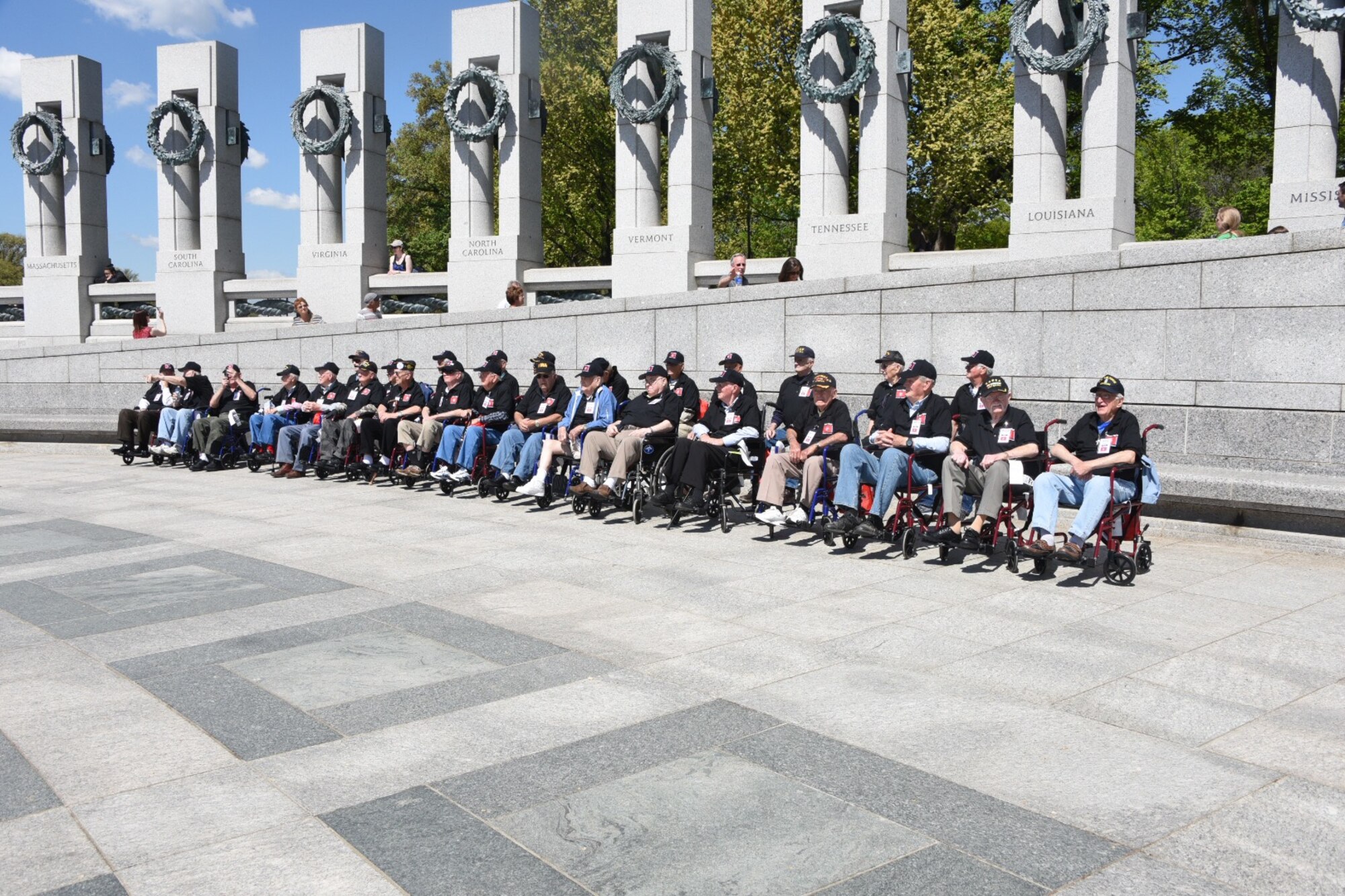 World War II and Korean War Era veterans from the region went on the fourteenth Honor Flight of Middle Tennessee to tour Washington, D.C. The Honor Flight for this area began in the spring of 2008 under the direction of Milton Schaefer of Winchester, Tenn. Today the flight continues twice a year, in the spring and in the fall under the direction of Board Chairman Claude Morse, U.S. Air Force retired, and Vice Chairman Lana Bradford of Tullahoma. On the most recent flight, May 2, veterans from Franklin County, Coffee County, Shelby County, Bedford County, Grundy County, Marion County, Hamilton County and from the State of Kentucky enjoyed a memorable day visiting the memorials.