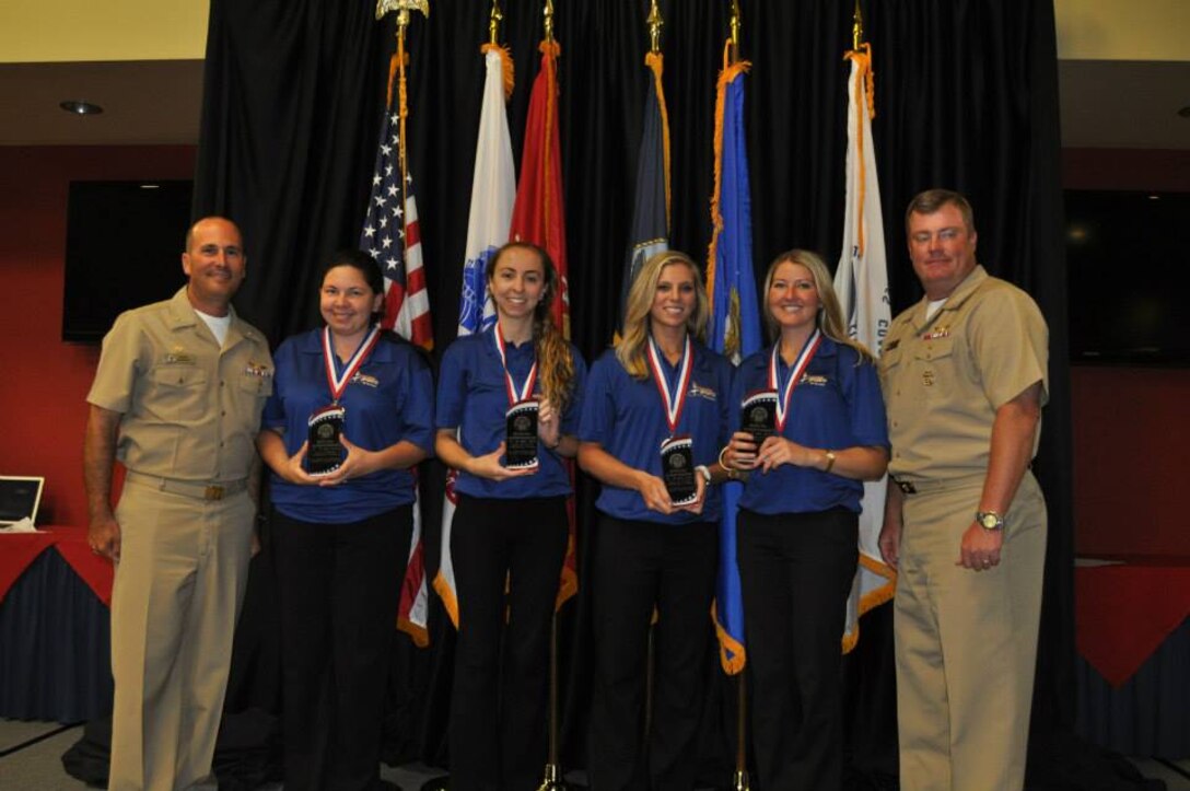 Air Forces women's silver medal team at the 2015 Armed Forces Bowling Championship held at NAS Jacksonville, Fla. from 11-18 May