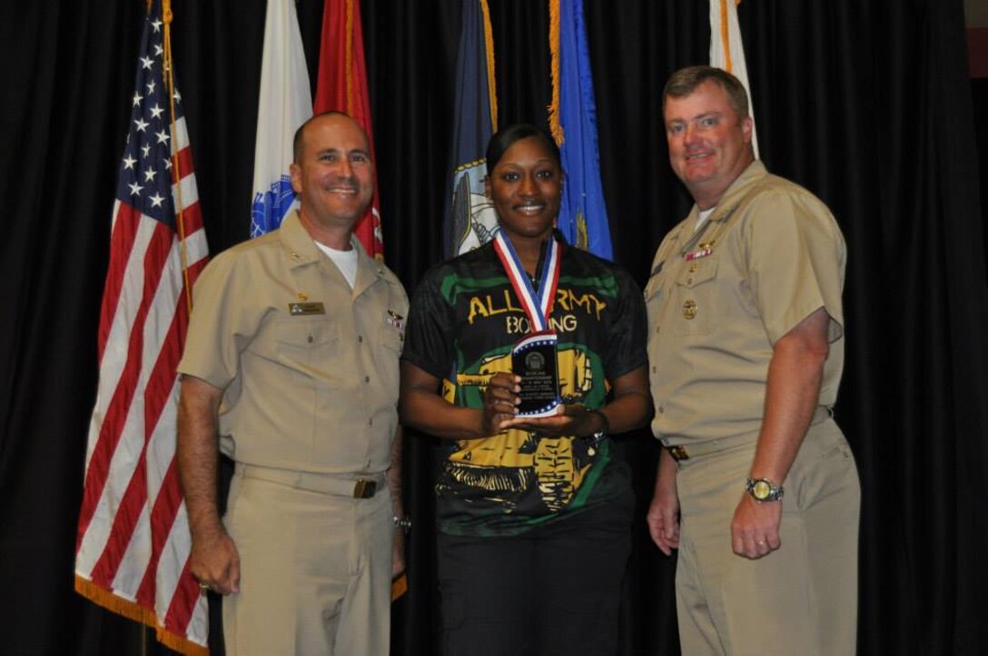 Bronze medalist SPC Genetha Allen, Ft Sill, OK at the 2015 Armed Forces Bowling Championship held at NAS Jacksonville, Fla. from 11-18 May