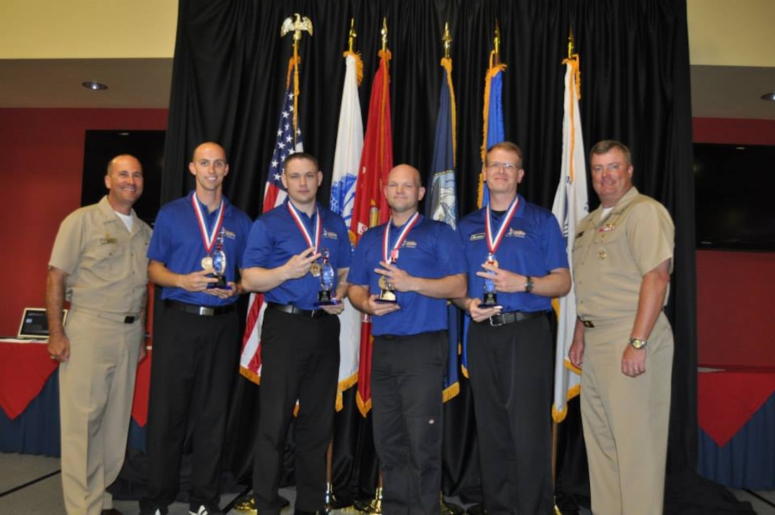 Air Force Men's gold medal team at the 2015 Armed Forces Bowling Championship held at NAS Jacksonville, Fla. from 11-18 May