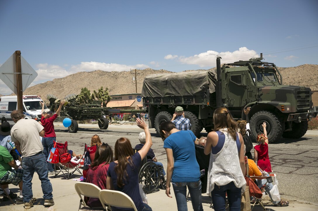 Marines, sailors participate in Grubstake Days Parade