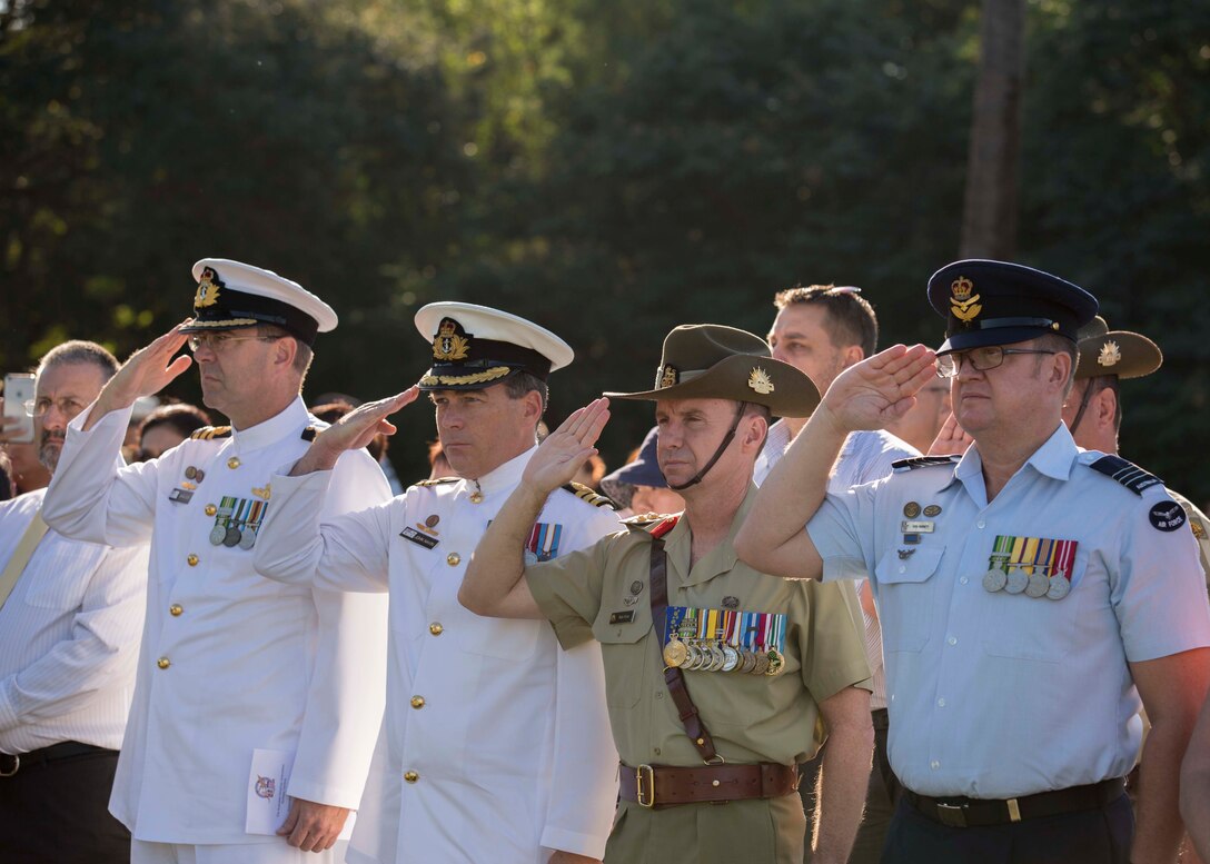 Marines, Australians commemorate 73rd anniversary of Battle of the ...