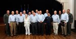 Members of Laredo Air Force Base Class 66-E, the “Laredo Escadrille”, Assemble for their 50th anniversary reunion May 15 at Joint Base San Antonio-Randolph. The accomplishments of the “Laredo Escadrille” include 71,000 military flight hours, two silver stars, 16 Distinguished Flying Crosses and 144 Air Medals in Combat. (U.S. Air Force photo by Harold China/Released)