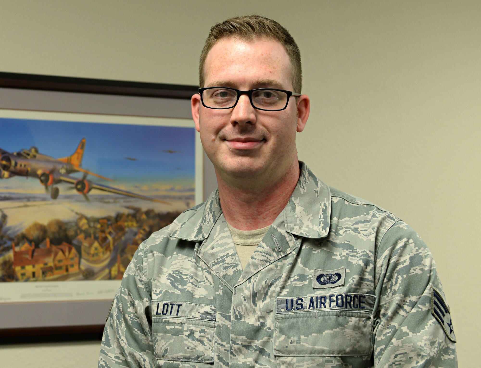 Senior Airman Kenley Lott, 9th Contracting Squadron contracting specialist, poses for a photo April 28, 2015, at Beale Air Force Base, California. (U.S. Air Force photo by Airman 1st Class Ramon A. Adelan/Released)