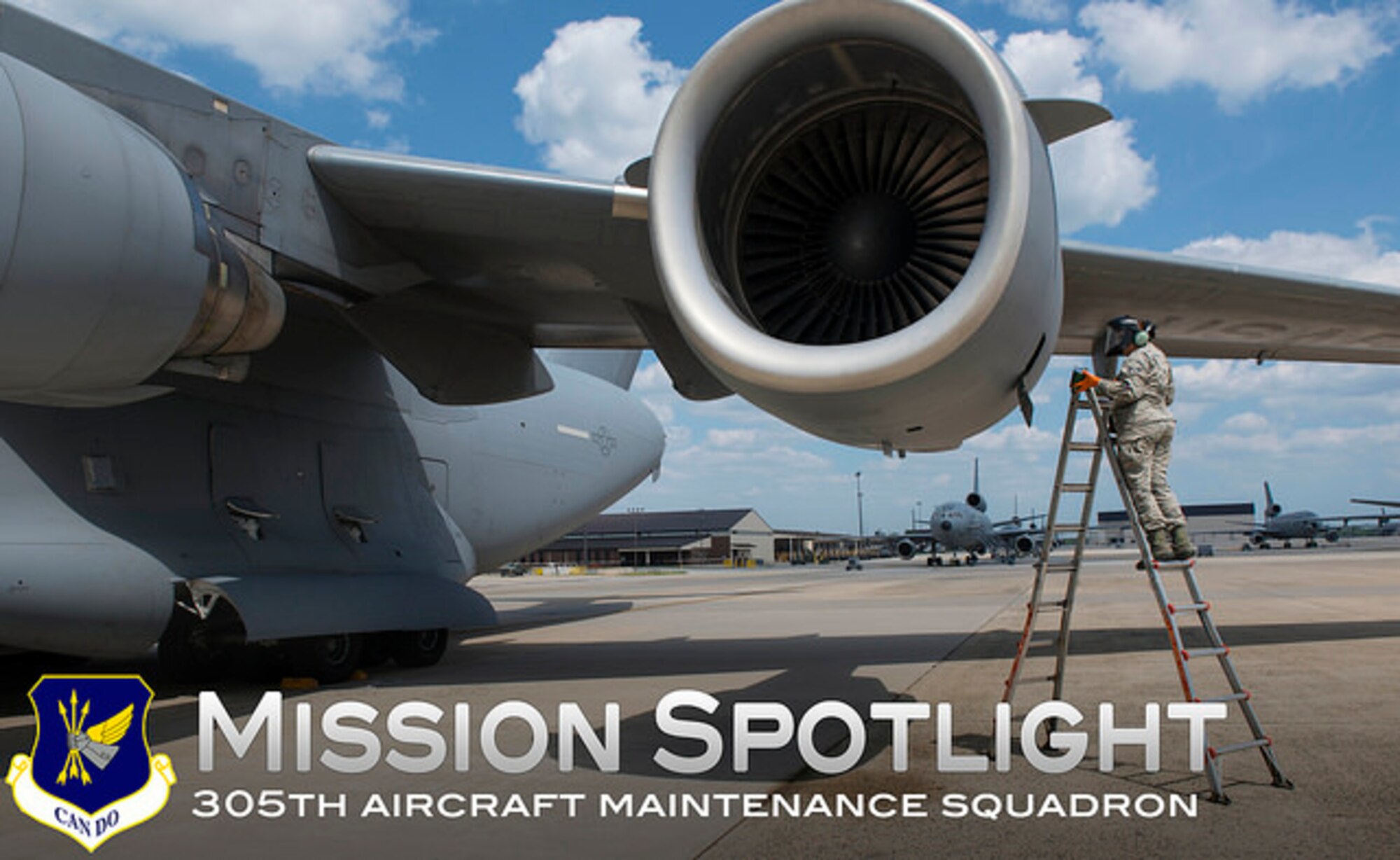 Senior Airman Joanne Ortiz, 305th Aircraft Maintenance Squadron crew chief, adds oil to an engine on a C-17 Globemaster at Joint Base McGuire-Dix-Lakehurst, N.J. May 26, 2015. The 305th AMXS performs maintenance on all transient and the base’s 16 assigned C-17A aircraft. (U.S. Air Force illistration by Airman 1st Class Joshua King)