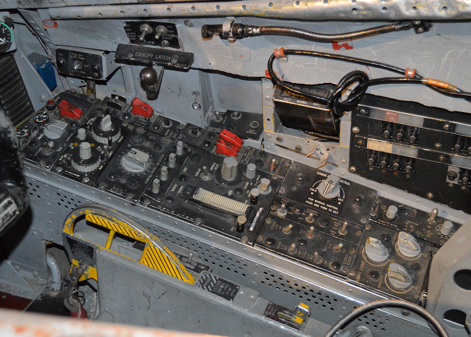 DAYTON, Ohio -- Convair F-106A Delta Dart cockpit in the Cold War Gallery at the National Museum of the United States Air Force. (U.S. Air Force photo)