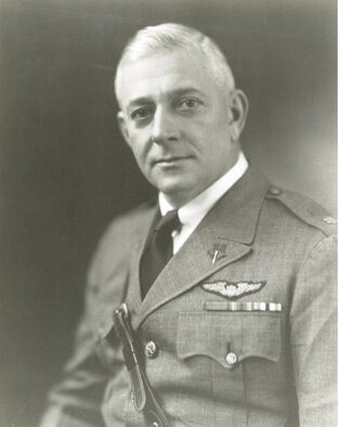 Portrait photograph of Lt. Col. Horace M. Hickam taken about 1934. On May 21, 1935, the War Department in Washington D.C. issued General Orders No. 4 designating the Hawaiian Department flying field as “Hickam Field” in honor of Hickam. The location of the new airfield was to be adjacent to Pearl Harbor on the island of Oahu, Territory of Hawaii. (Courtesy photo provided by 15th Wing Historian)