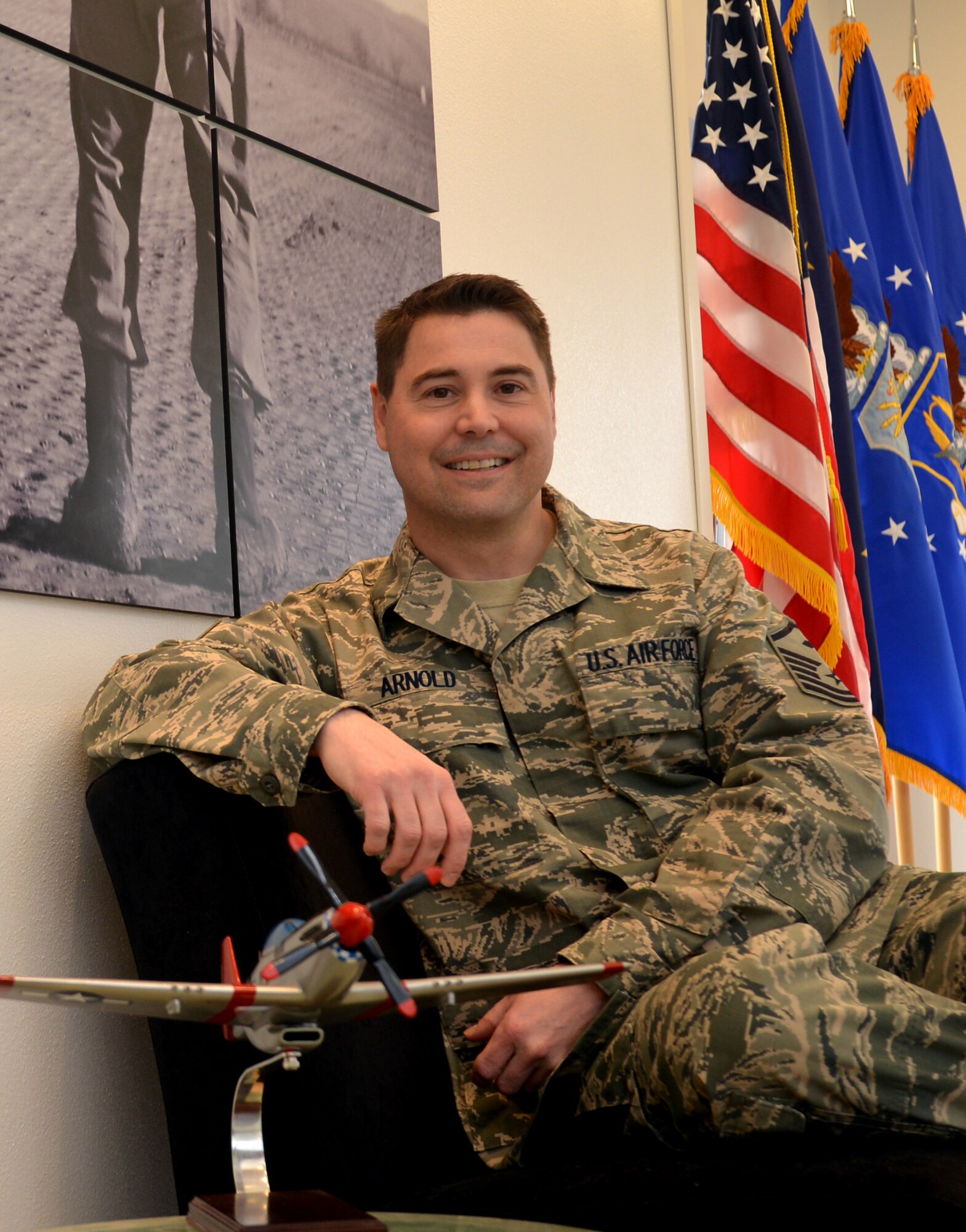 Master Sgt. Shawn Arnold, 477th Force Support Squadron first sergeant, also serves as the school superintendent in Nome, Alaska. “When I was a kid I looked up to my teachers and I looked up to my parents and was proud of their service in the military,” said Arnold. “Thankfully the Reserve allows me to do both.”