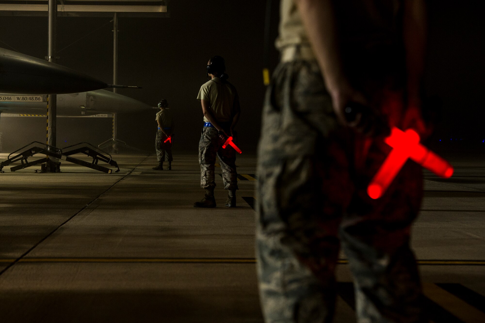 U.S. Airmen from the South Carolina Air National Guard???s 169th Fighter Wing at McEntire Joint National Guard Base, S.C., deploy F-16 Block 52 Fighting Falcons in support of Operation Atlantic Resolve at ??ask Air Base, Poland, May 28, 2015. The training mission, called an Aviation Detachment, will pair Swamp Fox F-16 pilots and maintenance crews with their Polish Air Force counterparts at ??ask Air Base during Operation Atlantic Resolve. This bilateral training, held by US Air Forces Europe and Air Forces Africa, has taken place since 2012. Through strengthened relationships and engagements with our allies, the U.S. and NATO demonstrate their shared commitment to a peaceful, stable and secure Europe. (South Carolina Air National Guard photo by Tech. Sgt. Jorge Intriago / RELEASED)