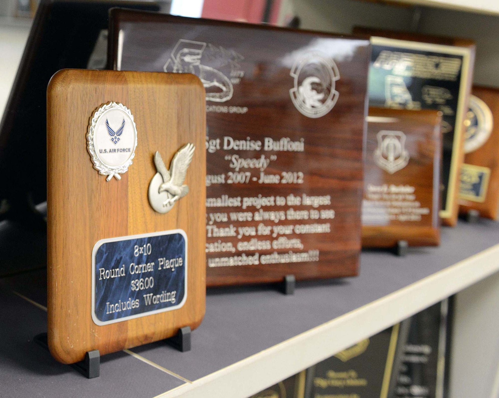 Creating a special momento is easy and if you are short on creativity, there are plenty of samples to choose from. (U.S. Air Force photo by Tommie Horton)