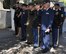 The Izmir U.S. military community honors fallen service members during a U.S. Memorial Day joint service wreath laying ceremony at Karabağlar Paşa Köprü Cemetery May 25, 2015, at Izmir, Turkey. (U.S. Air Force photo by Tanju Varlıklı)