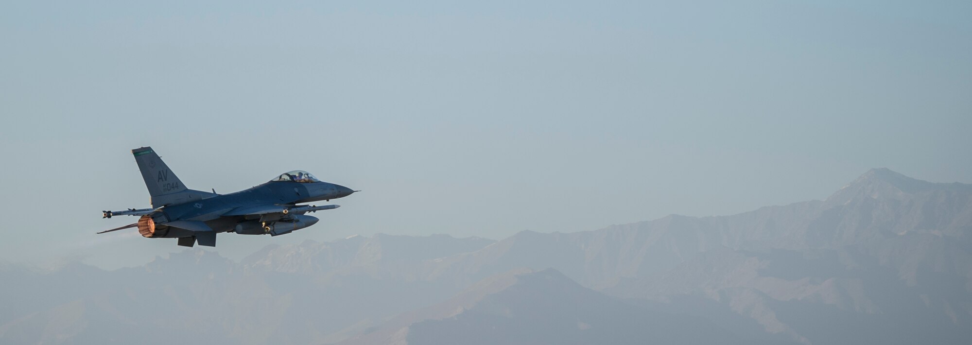Capt. Tyler McBride, 421st Expeditionary Fighter Squadron chief of safety, deployed from Hill Air Force Base, Utah, departs on a sortie from Bagram Airfield, Afghanistan, Oct. 30, 2015. Airmen assigned to the 421st Fighter Squadron, known as the “Black Widows,” from Hill Air Force Base, Utah, arrived here Oct. 28, 2015 in support of Operation Freedom’s Sentinel and NATO’s Resolute Support mission. (U.S. Air Force photo/Tech. Sgt. Robert Cloys/RELEASED)