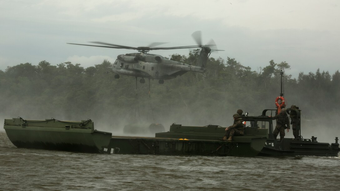 No river too wide: Engineer, air team builds bridges in Okinawa