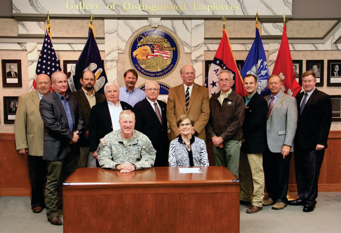 On October 30, the Vicksburg District of the U.S. Army Corps of Engineers conducted a signing ceremony for the Amended Feasibility Cost Share Agreement (FCSA) for the Southeast Arkansas and Northeast Louisiana Feasibility Study. 
