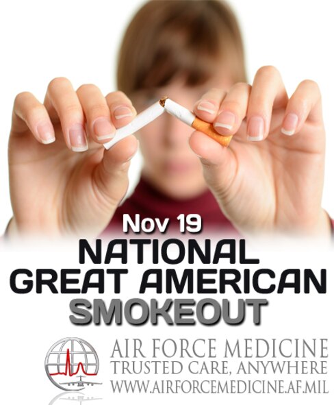 National Great American Smokeout (AFMS Graphic)