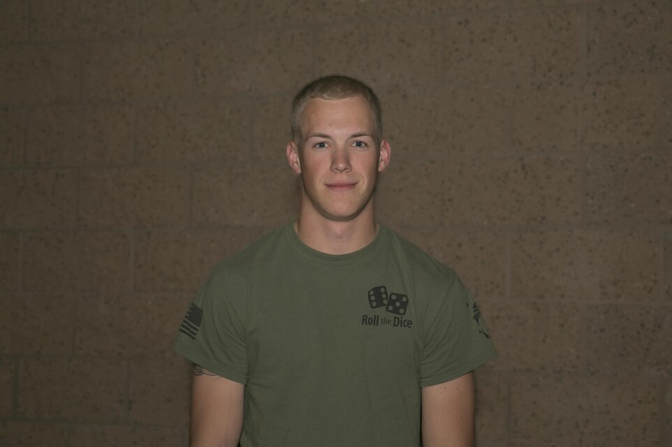 Lance Cpl. Preston Ford, military working dog handler, K-9 Unit, Provost Marshal's Office, went on the board to become part of the K-9 unit two days after coming to his first duty station in Twentynine Palms. Ford wanted to be part of K-9 so he could start his own dog training business after his service in the Marine Corps.