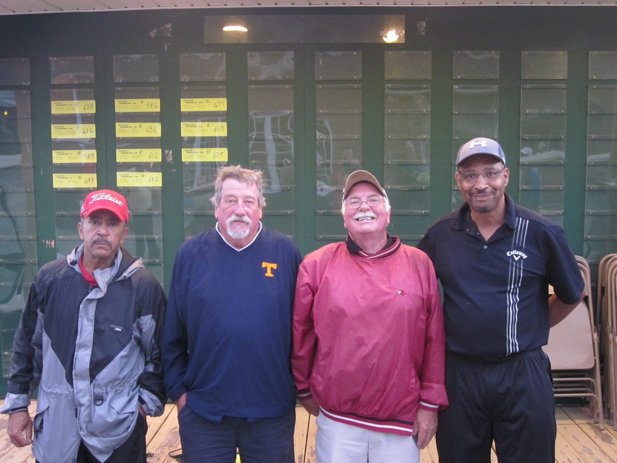 Third place – Billy Bailey, Bill Longmire, Jimmy Bradford and Tim Reed