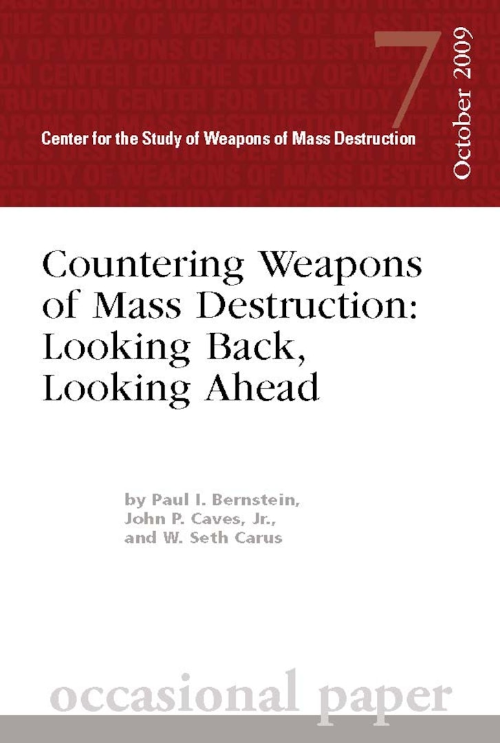 Countering Weapons of Mass Destruction: Looking Back, Looking Ahead