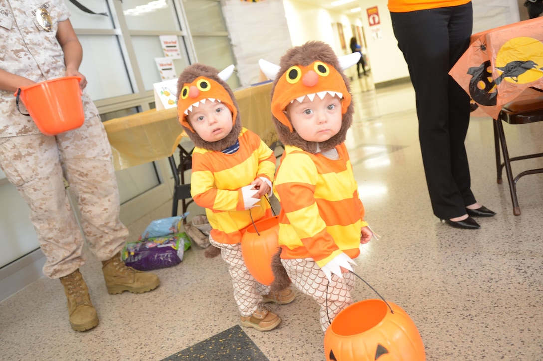 Parker and Colin, one-and-a-half, dressed as Wild Things from Maurice Sendak’s “Where the Wild Things Are.”