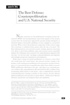 The Best Defense: Counterproliferation and U.S. National Security Policy