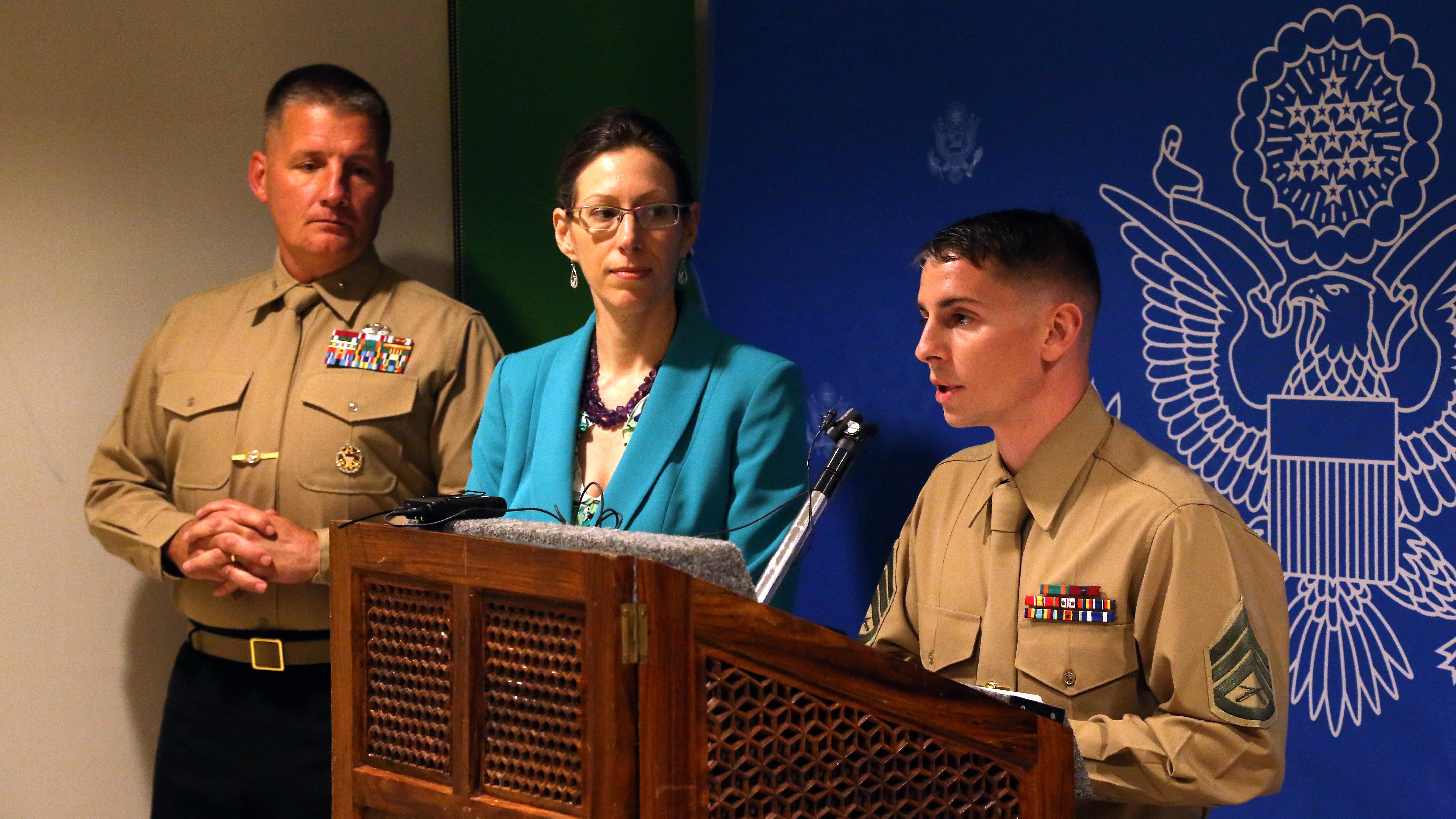 Fallen Marines in Nepal Helicopter Crash Honored at US Embassy in