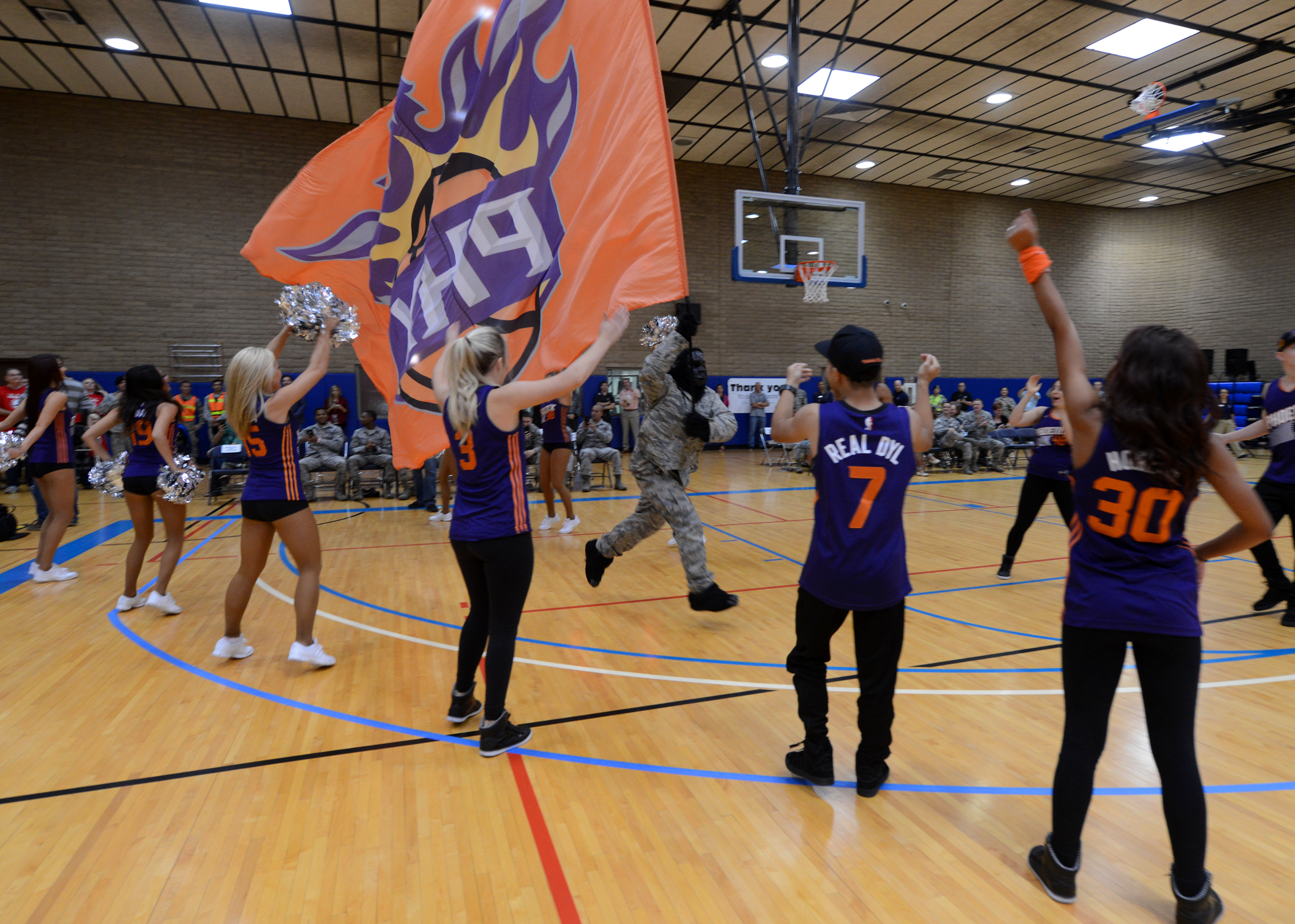 Phoenix Suns Visit Luke Air Force Base
