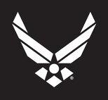 The Air Force Symbol is a registered trademark. Use of this logo by any non-Federal entity must receive permission from the Air Force Branding and Trademark Licensing Office at licensing@us.af.mil. Non-Federal entities wishing to use the Air Force Symbol should reference the DoD Guide on the use of Government marks. The link to the guide can be found at http://www.defense.gov/Media/Trademarks. Those with a valid CAC may download high-resolution versions of the Symbol from the Air Force Portal. The link to the graphics is located under the “Library and Resources” tab. Guidance on the proper use and display of the Symbol can be found in AFI35-114.