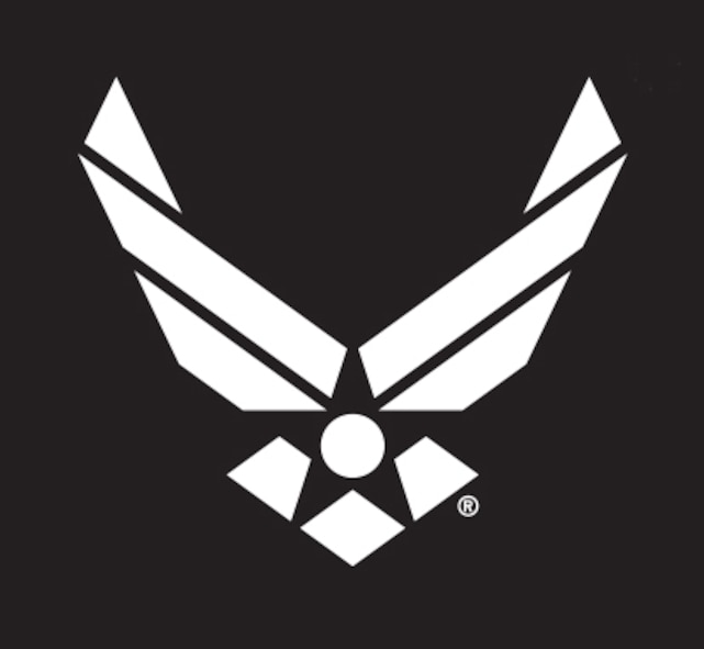 The Air Force Symbol is a registered trademark. Use of this logo by any non-Federal entity must receive permission from the Air Force Branding and Trademark Licensing Office at licensing@us.af.mil. Non-Federal entities wishing to use the Air Force Symbol should reference the DoD Guide on the use of Government marks. The link to the guide can be found at http://www.defense.gov/Media/Trademarks. Those with a valid CAC may download high-resolution versions of the Symbol from the Air Force Portal. The link to the graphics is located under the “Library and Resources” tab. Guidance on the proper use and display of the Symbol can be found in AFI35-114.