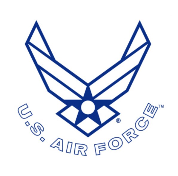 The Air Force Symbol is a registered trademark. Use of this logo by any non-Federal entity must receive permission from the Air Force Branding and Trademark Licensing Office at licensing@us.af.mil. Non-Federal entities wishing to use the Air Force Symbol should reference the DoD Guide on the use of Government marks. The link to the guide can be found at http://www.defense.gov/Media/Trademarks. Those with a valid CAC may download high-resolution versions of the Symbol from the Air Force Portal. The link to the graphics is located under the “Library and Resources” tab. Guidance on the proper use and display of the Symbol can be found in AFI35-114.