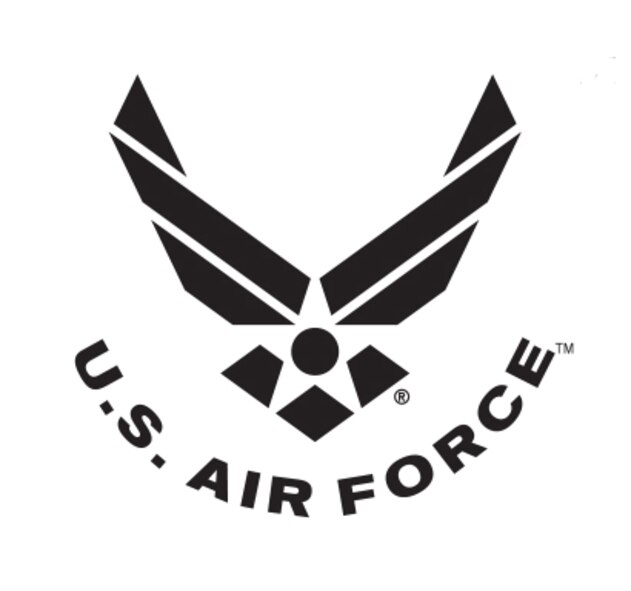 The Air Force Symbol is a registered trademark. Use of this logo by any non-Federal entity must receive permission from the Air Force Branding and Trademark Licensing Office at licensing@us.af.mil. Non-Federal entities wishing to use the Air Force Symbol should reference the DoD Guide on the use of Government marks. The link to the guide can be found at http://www.defense.gov/Media/Trademarks. Those with a valid CAC may download high-resolution versions of the Symbol from the Air Force Portal. The link to the graphics is located under the “Library and Resources” tab. Guidance on the proper use and display of the Symbol can be found in AFI35-114.