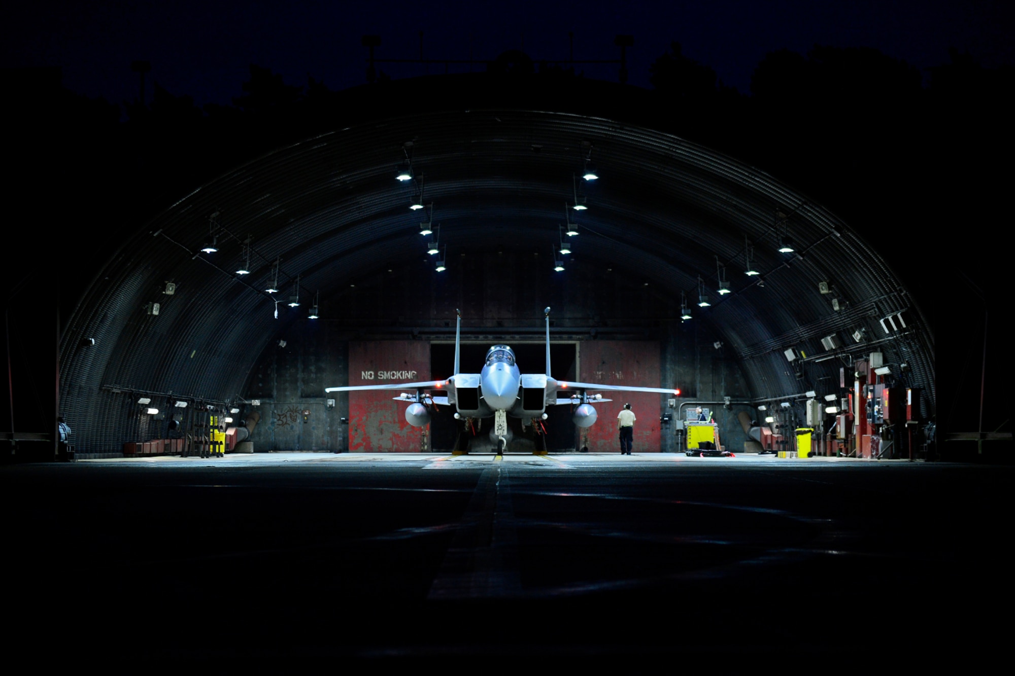 U.S. Air Force F-15C Eagles depart RAF Lakenheath to support the combat air patrol mission in Turkey, Nov. 6, 2015. The six F-15Cs from the 48th Fighter Wing deployed to Incirlik in response to the Government of Turkey's request for support in securing the sovereignty of Turkish airspace. As an air-to-air fighter aircraft, the F-15C specializes in gaining and maintaining air superiority. (U.S. Air Force photo by Airman 1st Class Erin R. Babis/Released)