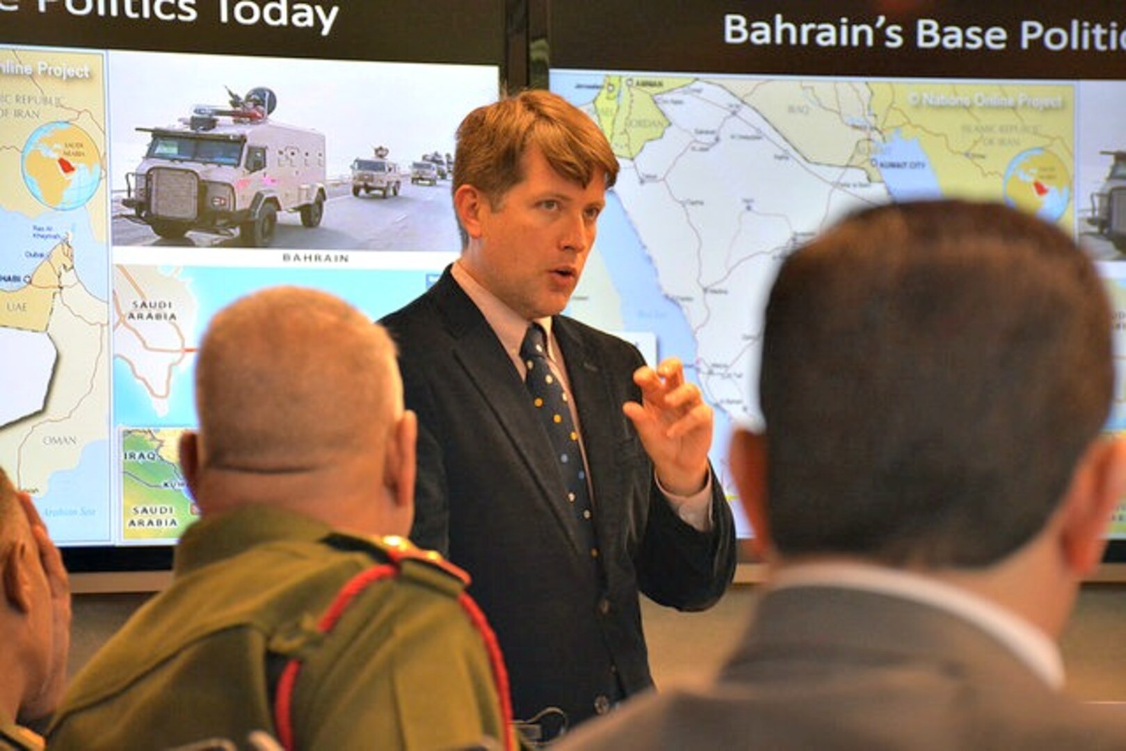 Dr. Jeffrey Gresh presents on Base Politics in the Middle East