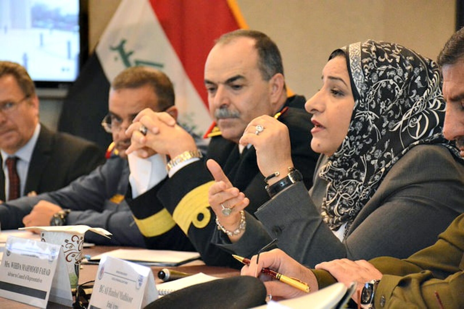 Wihda Mahmood Al-Jumaily, Advisor with the Iraqi Council of Representatives