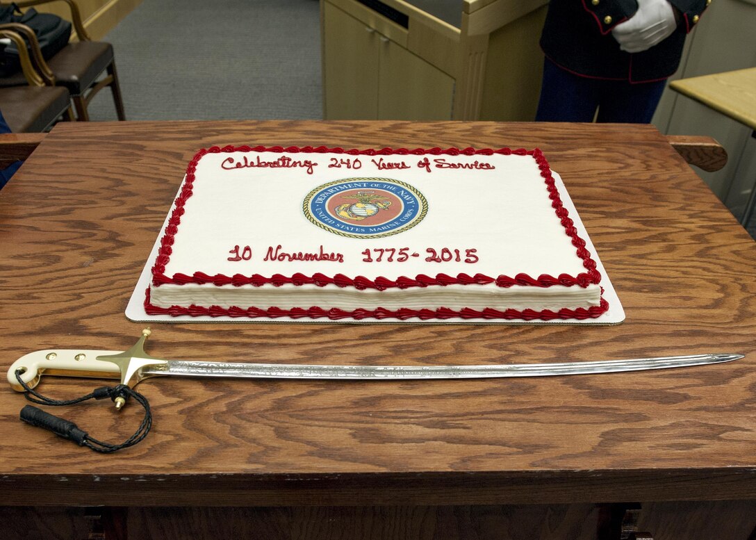 Celebration of the 240th birthday of the United States Marine Corp at DIA HQ in Washington, DC.