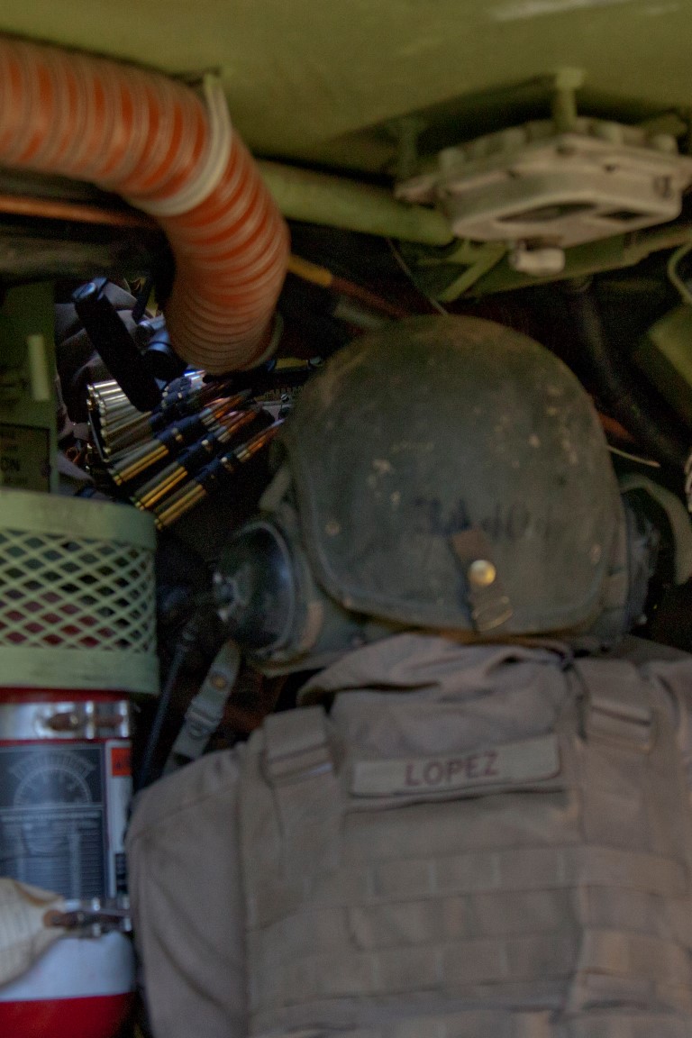 U.S. 1st Marine Division, Alpha Company, 3D Amphibious Assault Battalion conducts their Amphibious Assault Vehicle qualifications tables 1-9 for the first time at Yuma Proving Grounds, Ariz., on Nov. 6, 2015.  Alpha Company is conducting this training in preparation for future deployments. (U.S. Marine Corps photo taken by LCpl. AaronJames B. Vinculado/Released)