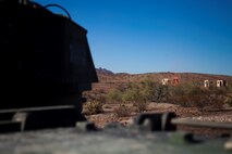 U.S. 1st Marine Division, Alpha Company, 3D Amphibious Assault Battalion conducts their Amphibious Assault Vehicle qualifications tables 1-9 for the first time at Yuma Proving Grounds, Ariz., on Nov. 6, 2015.  Alpha Company is conducting this training in preparation for future deployments. (U.S. Marine Corps photo taken by LCpl. AaronJames B. Vinculado/Released)